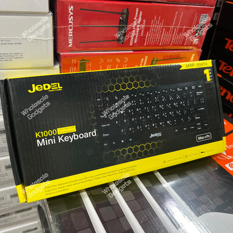 Jedel KB-1000 Wired Mini Keyboard