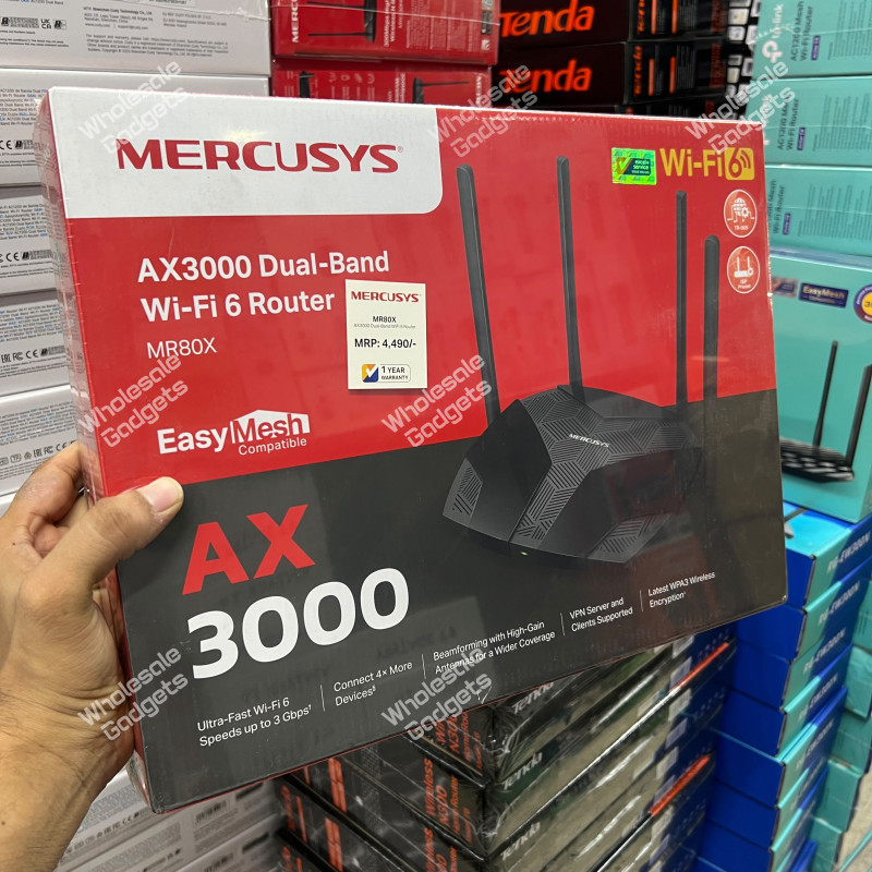 MERCUSYS MR80X AX3000 Dual-Band Wi-Fi 6 Router – Product Description