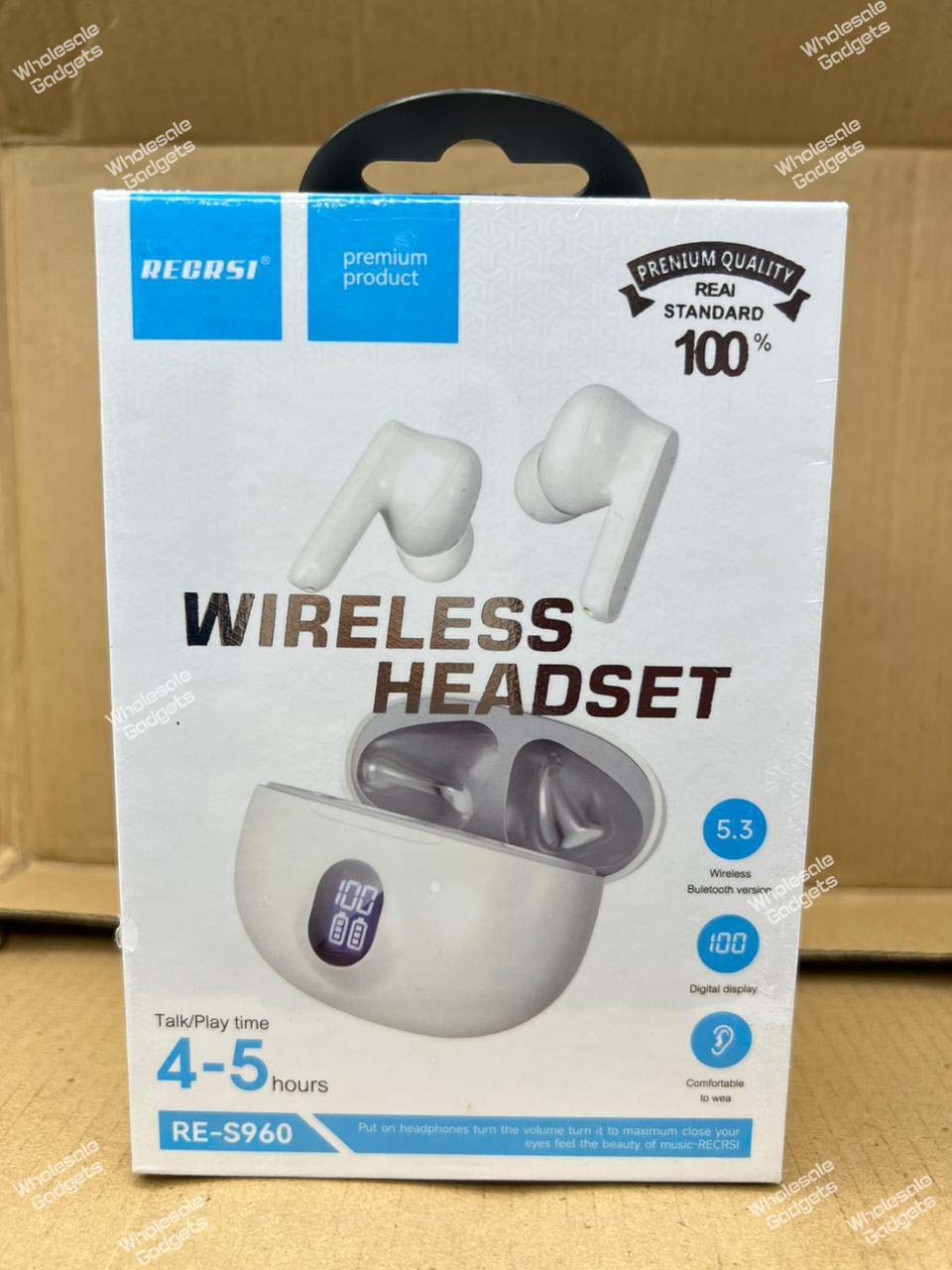 RECRSI RE-S960 Tws Wireless headset Digital Display