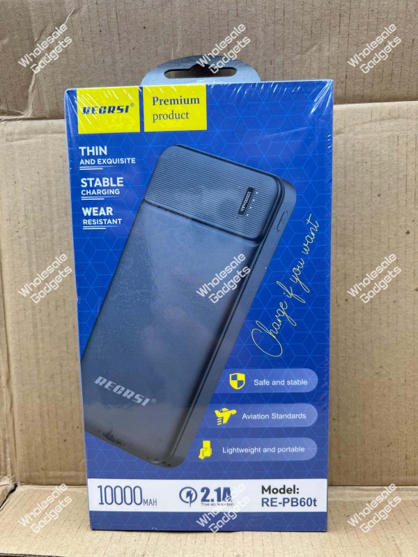 Recrsi RE-PB60t 10000 mAh Fast Charging Power Bank