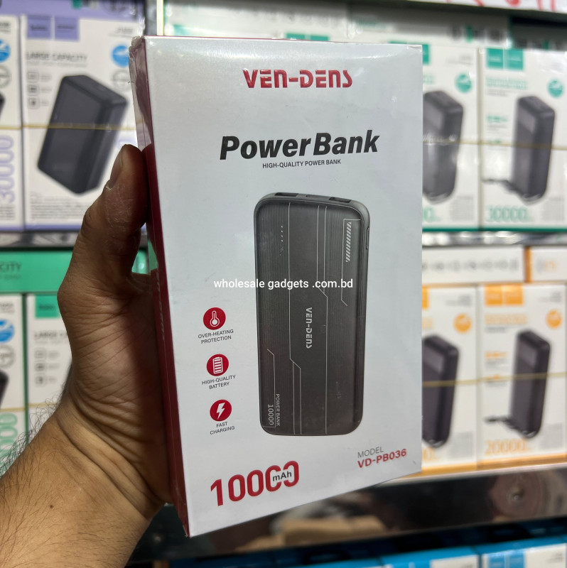 VEN-DENS VD-PB036 10000mAh Power Bank