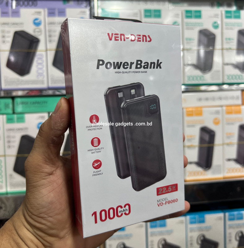VEN-DENS VD-PB060 10000mAh 22.5W Fast Charging Power Bank
