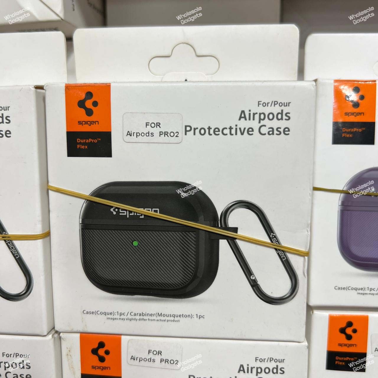 For AirPods Pro 2nd Gen Rugged Armor Protective Case With Metal Hook