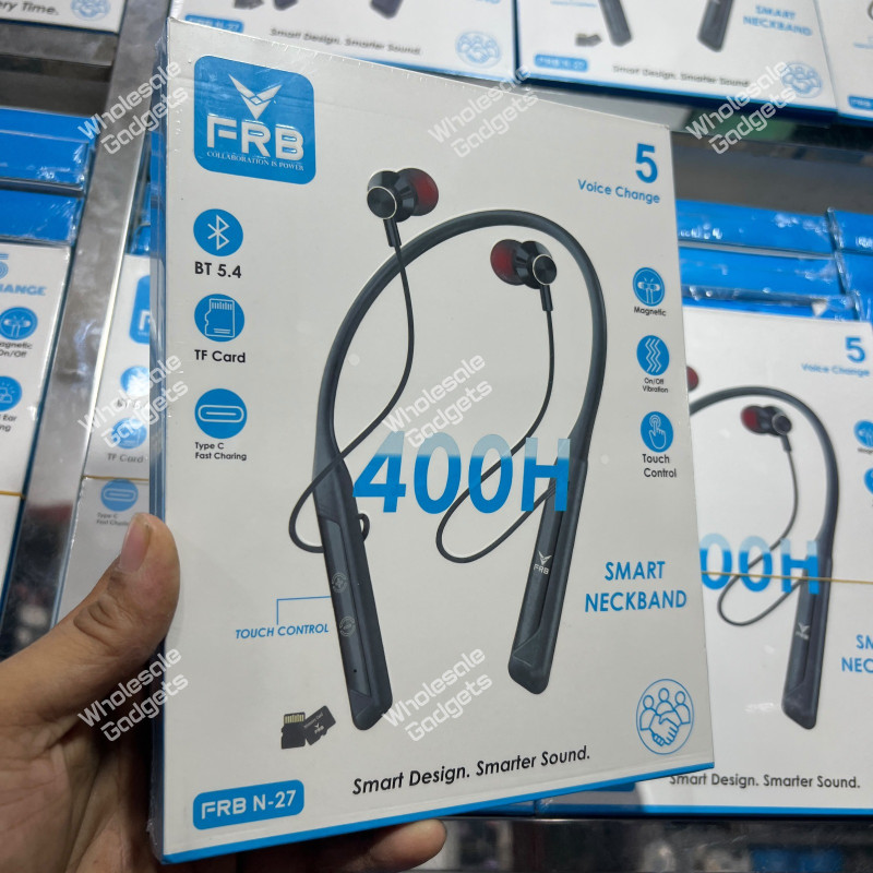 FRB N-27 Neckband 400H Bluetooth Wireless Neckband