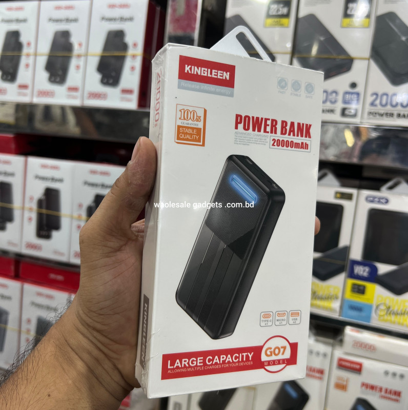 KINGLEEN G07 20000mAh Portable Power Bank