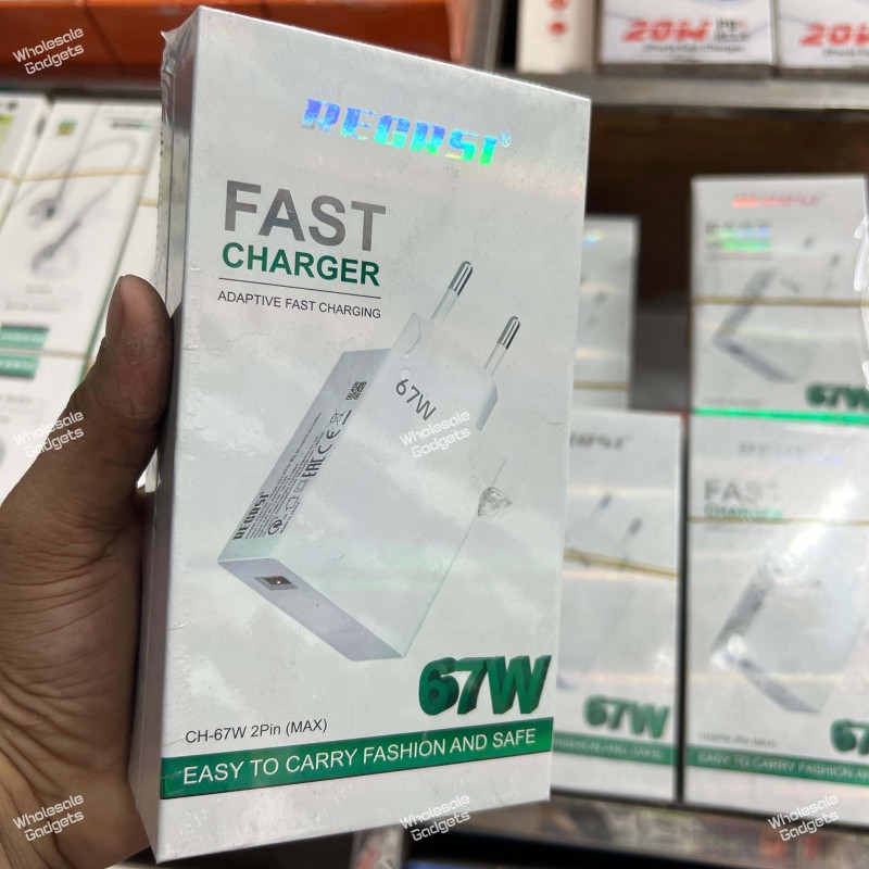 RECRSI CH-67W 2Pin 67W fast charger