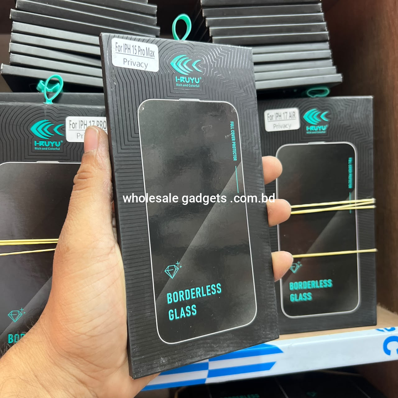 Ihruyu Borderless Screen Protector Glass for iPhone