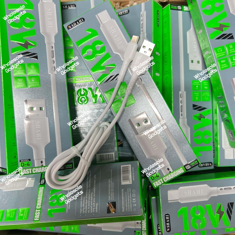 SHAHI D-4 18W Fast Charging Data Cable 1M