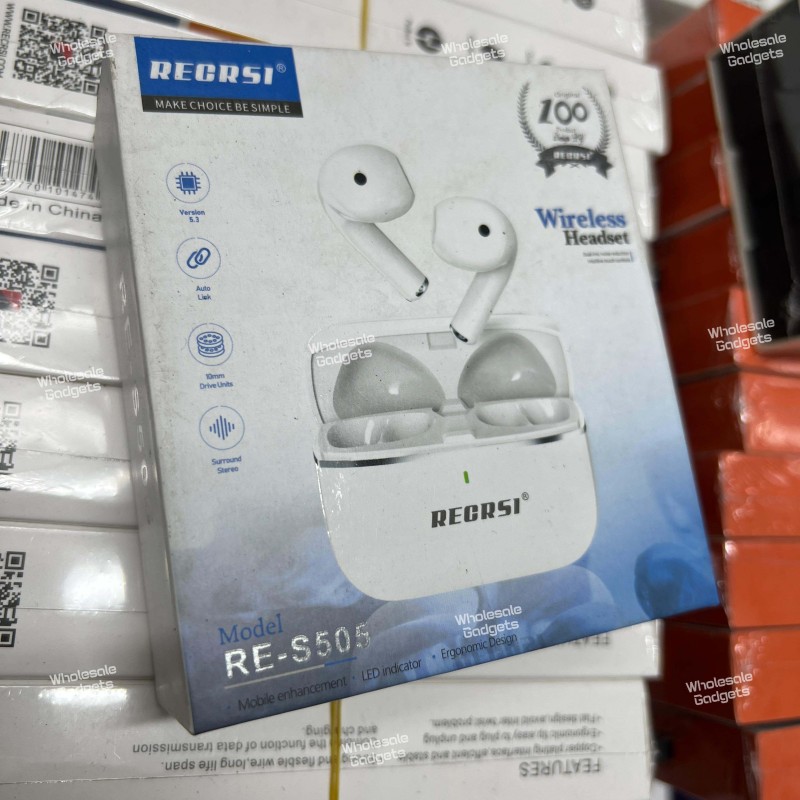 RECRSI E-5505. True Wireless TWS Stereo earbuds touch control
