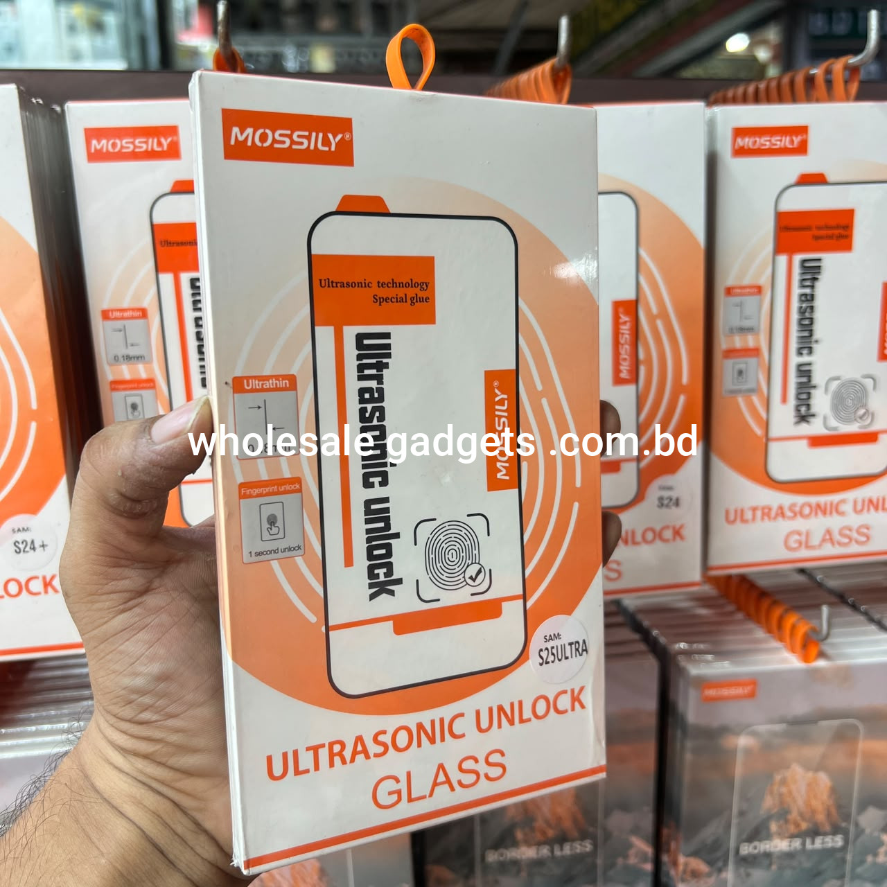 Mossily Samsung Ultrasonic HD Clear Glass Screen Protector