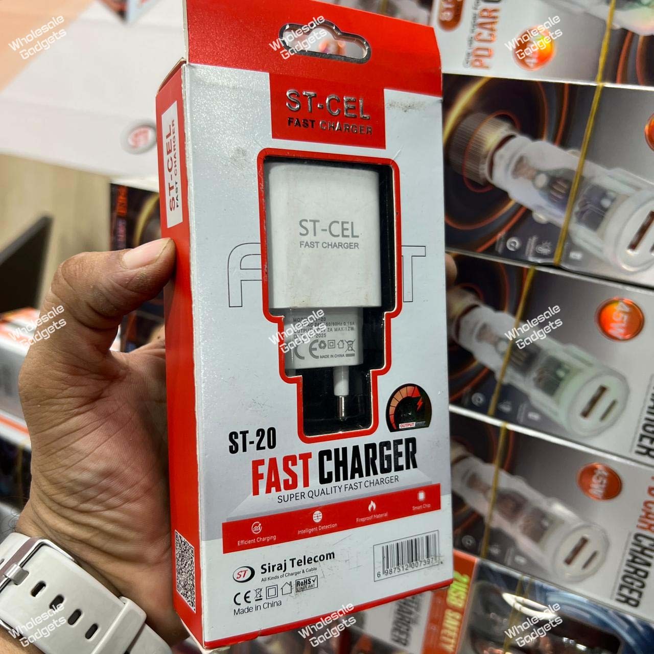 ST-CEL ST-20 12W Super Quality Fast Charger Adapter