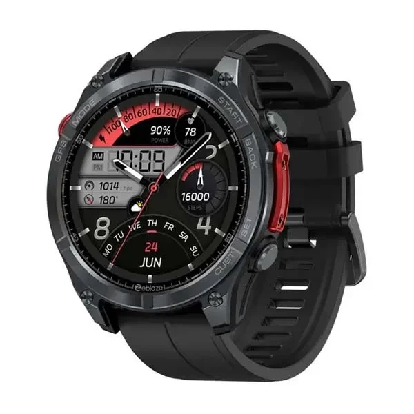 Zeblaze Stratos 4 Pro Smartwatch with 1.43-inch AMOLED, Multi-GNSS GPS, 24/7 Health Tracking