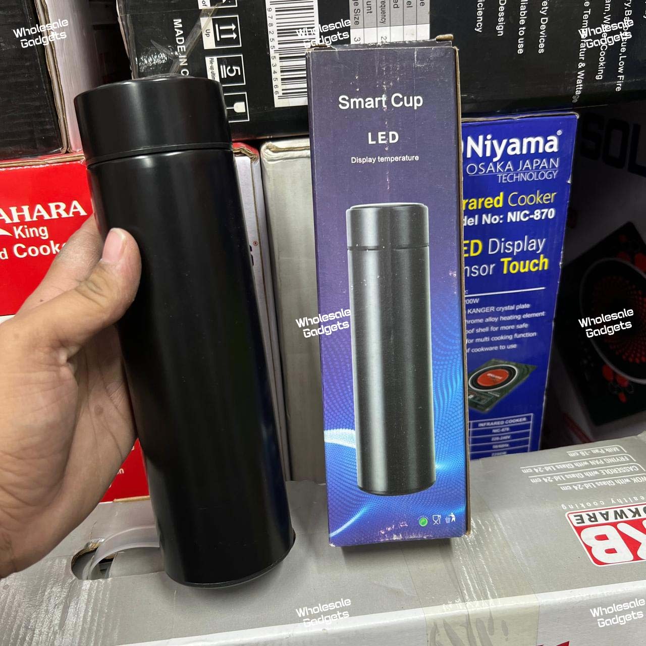 Smart Cup Flask With LED Temperature Display Hot and Cold Mode