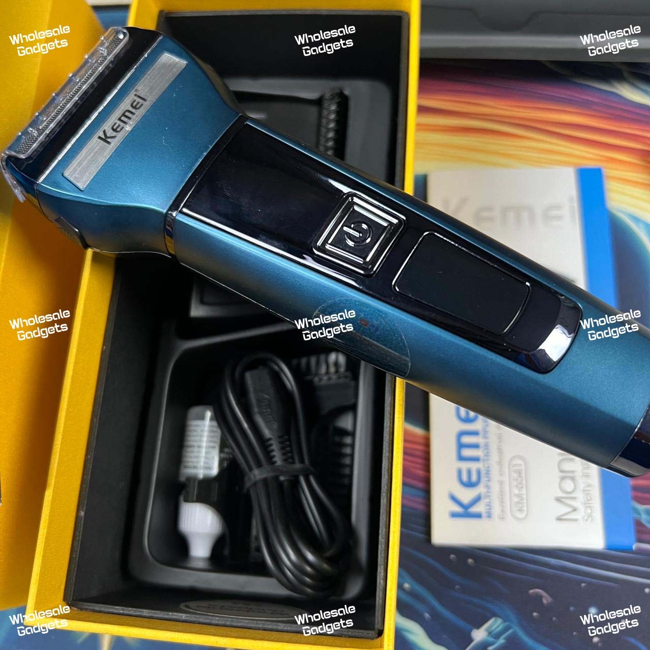 Kemei KM-6541 Multi-Functional 3-in-1 Hair Clipper