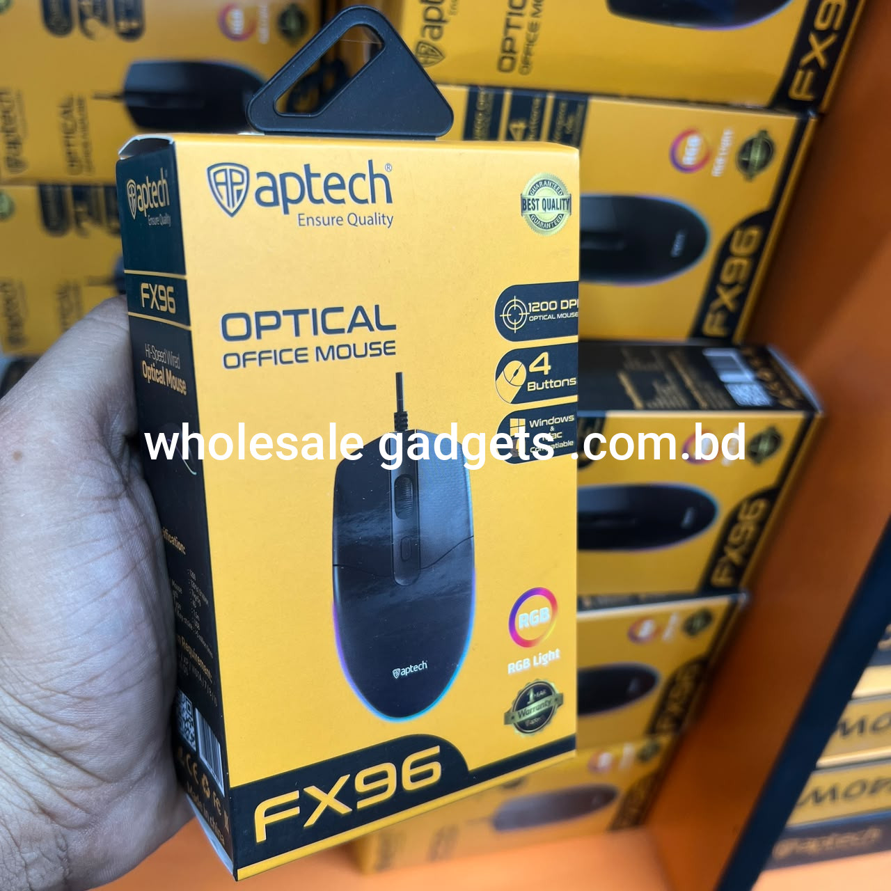 Aptech FX96 OPTICAL RGB USB MOUSE