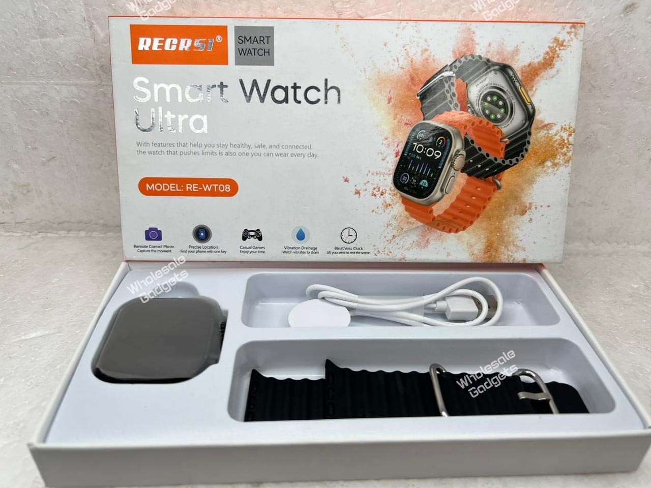 RECRSI RE-WT08 Ultra Smart Watch - Multicolor