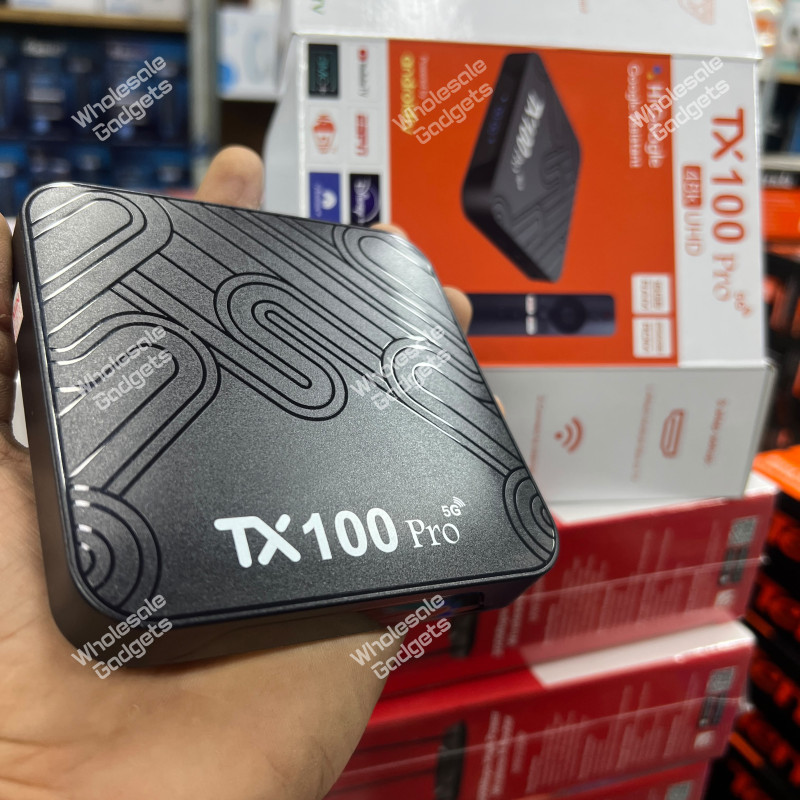 TX100 Pro Android TV Box – 48K Ultra HD, 16GB RAM, 256GB ROM, Wi-Fi 6
