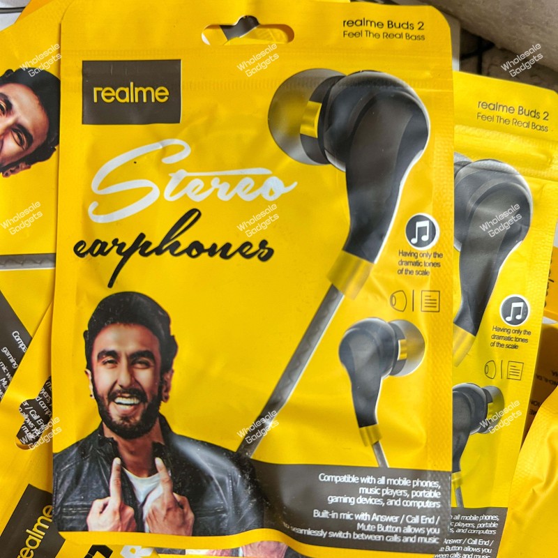 Realme Wired Earphone Hands-Free 3.5mm