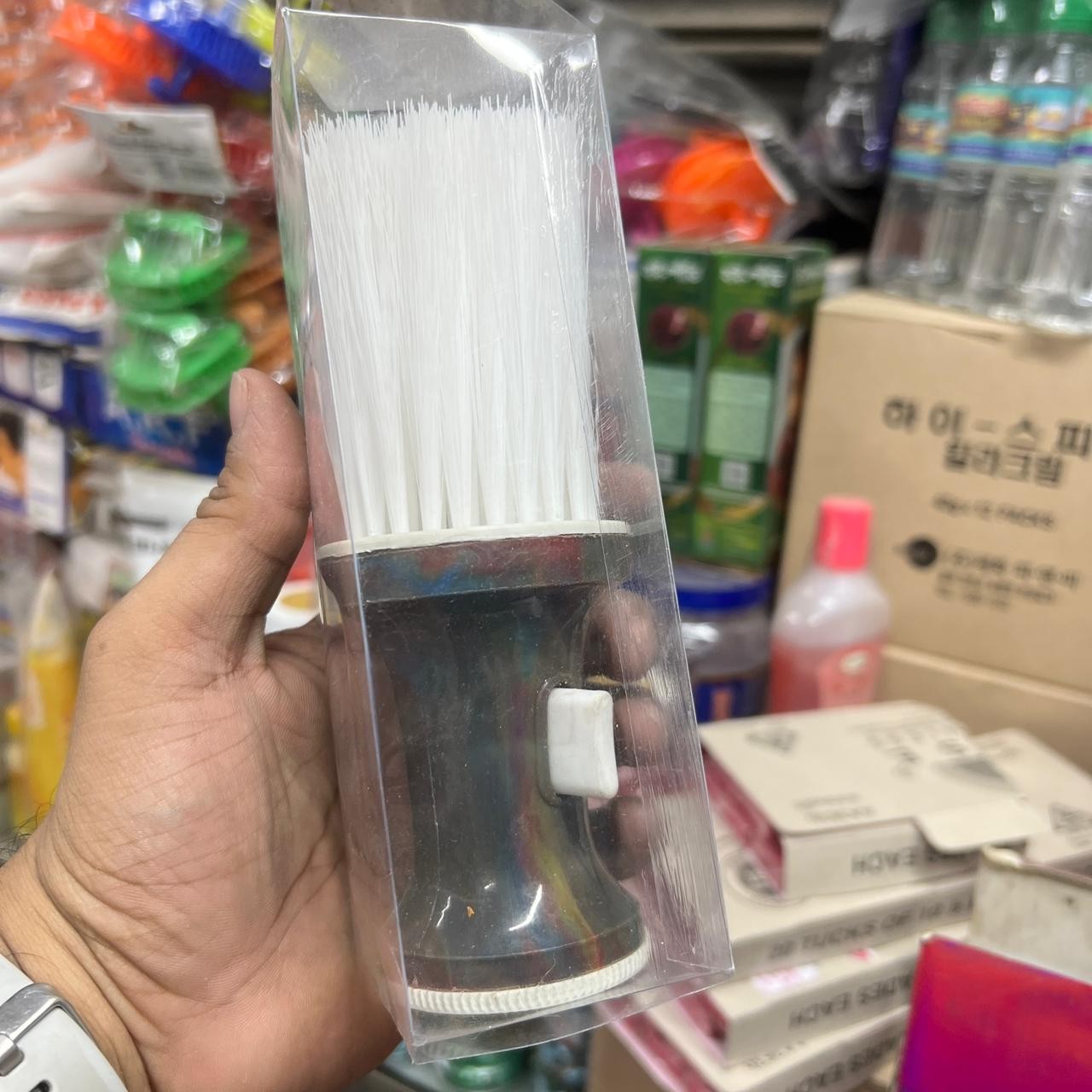 professional barber neck duster brush