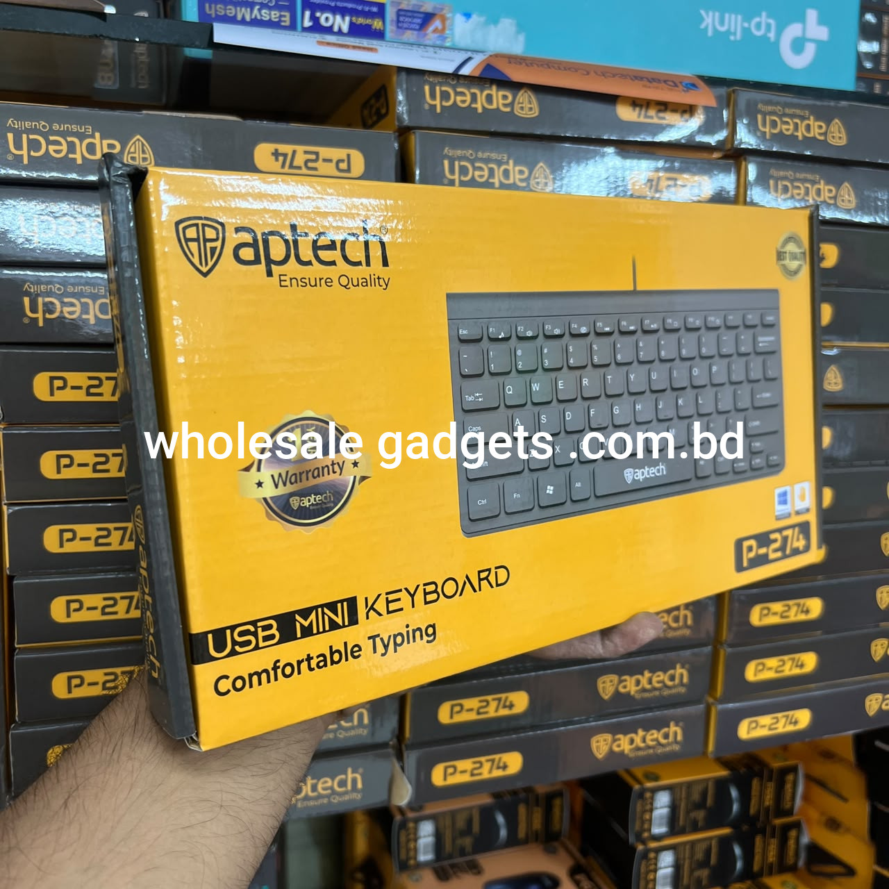 Aptech P274 Mini Wired Keyboard