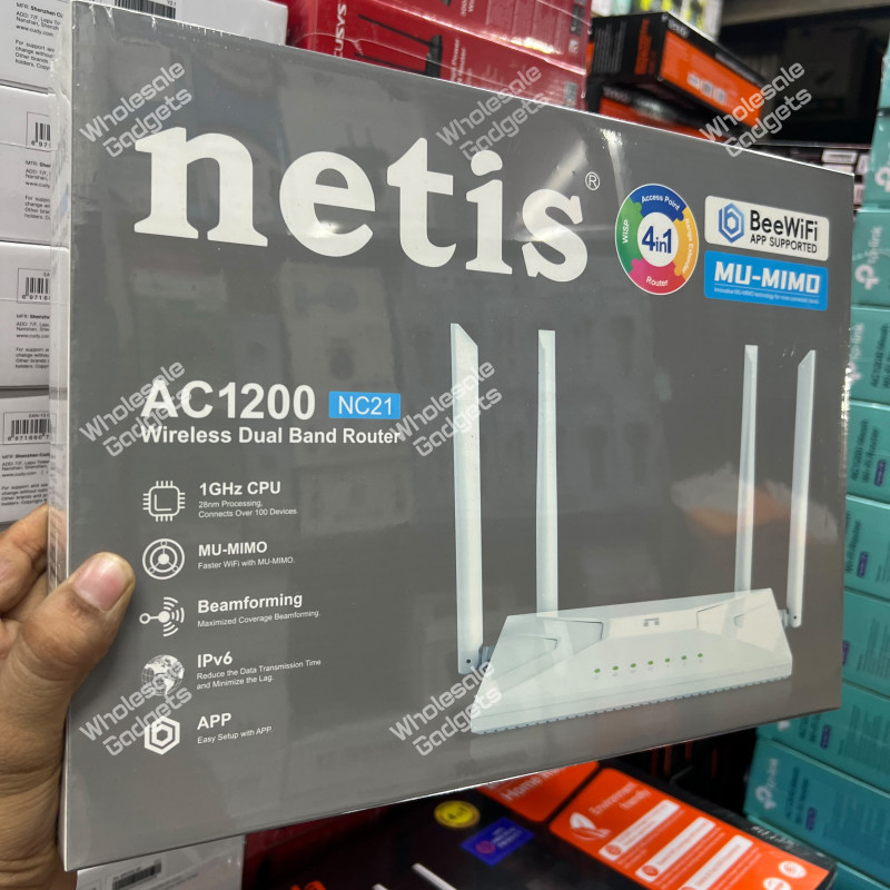 Netis NC21 AC1200 Mbps Dual-Band Wi-Fi 5 Router