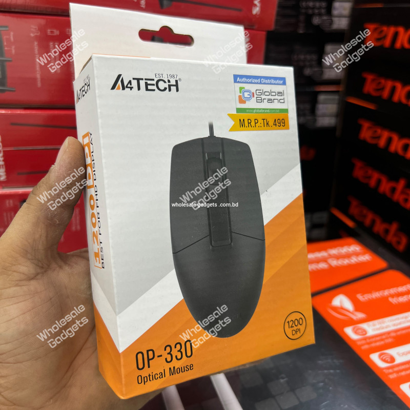 A4Tech OP-330 USB Wired Mouse – 1200 DPI C*opy