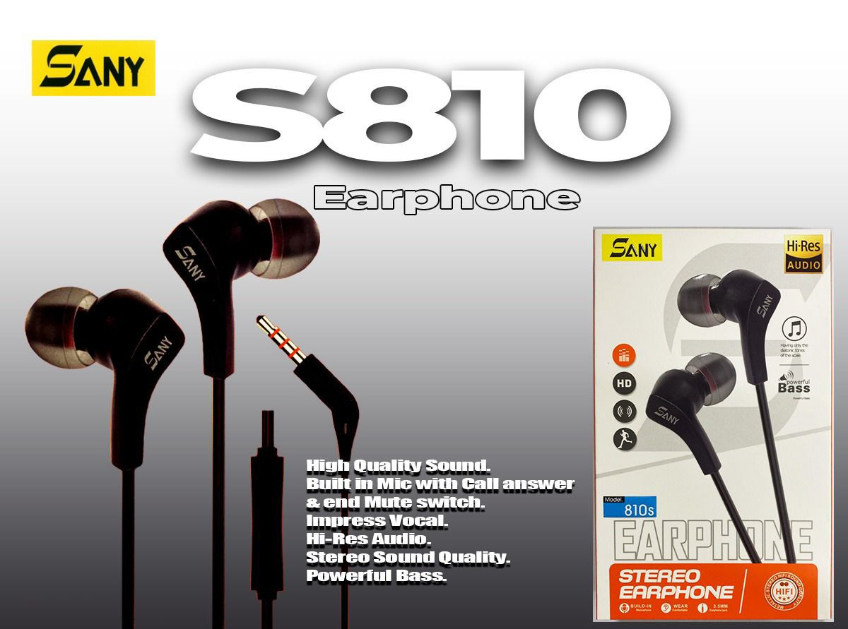 Sany 810S Earphone