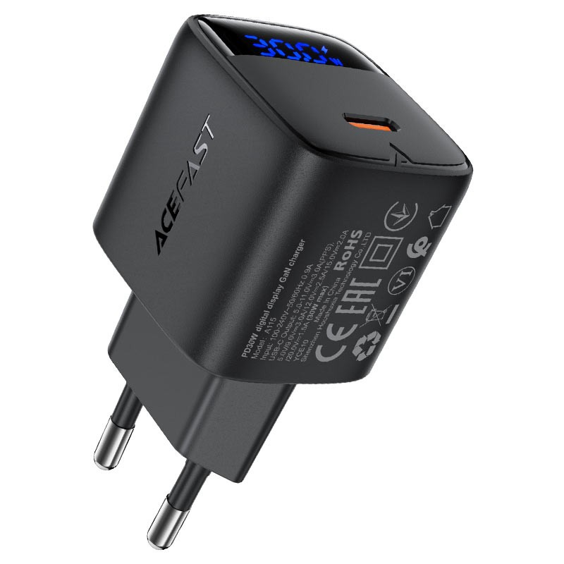 ACEFAST A115 PD 30W Gan Adapter With Display