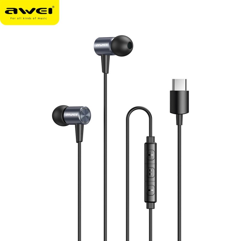 Awei TC-2 Type C Wired In-Ear Earphones