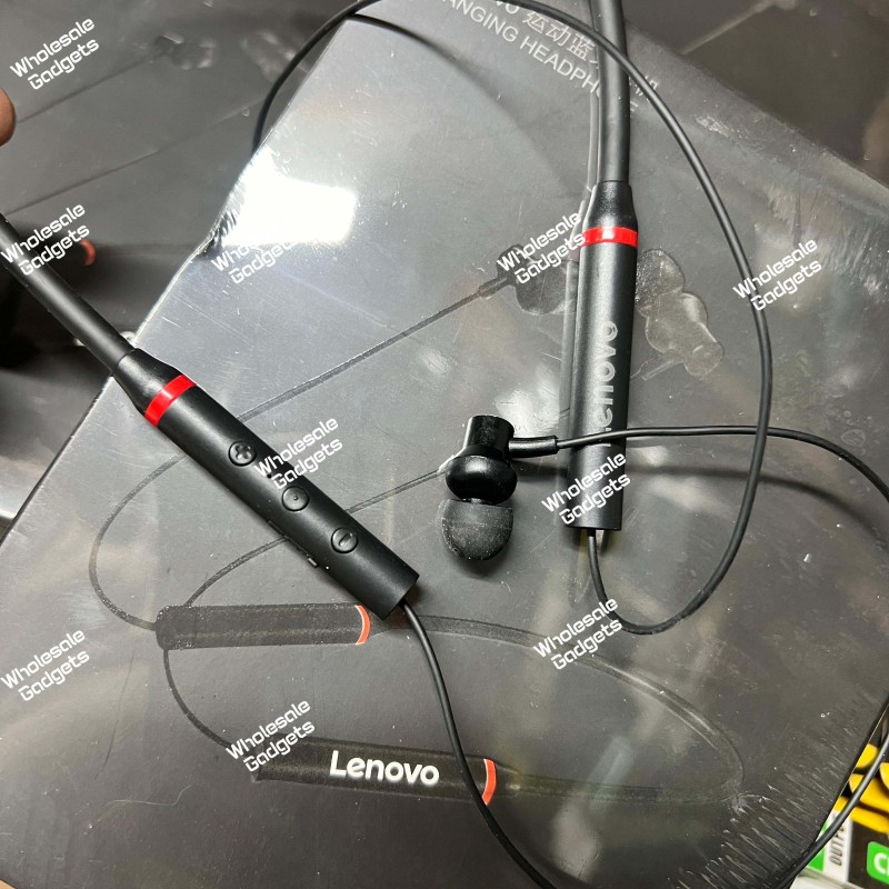 Lenovo HE05X Magnetic Neckband Bluetooth Earphone Master Copy