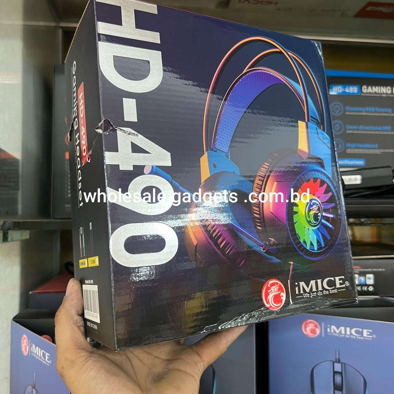 iMICE HD-490 RGB Gaming Headphone