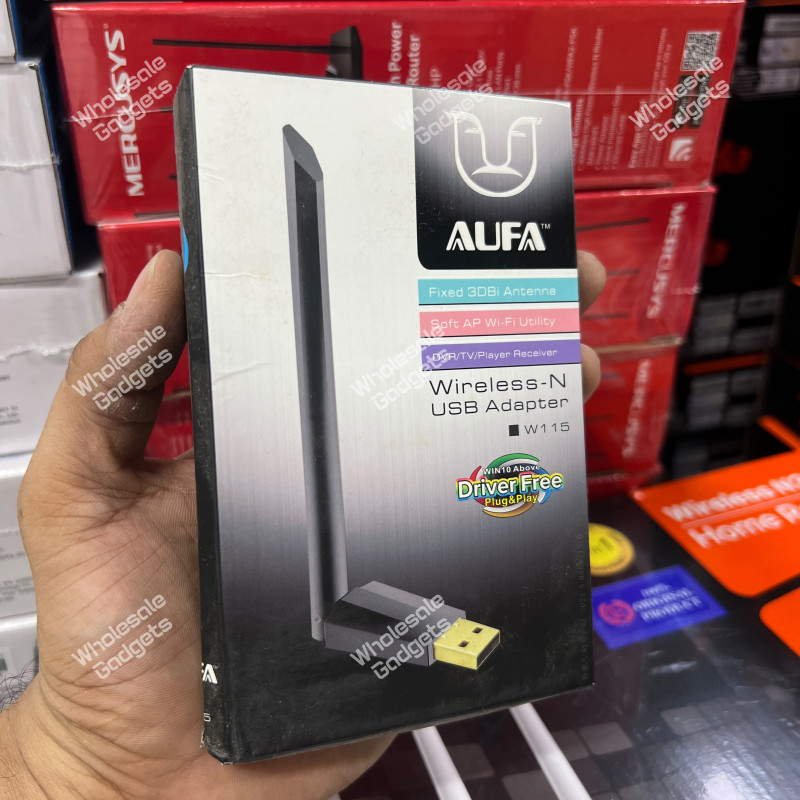 AUFA W115 Wireless-N USB WiFi Receiver Adapter