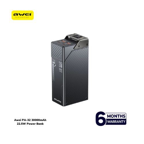Awei PA-32 30000mAh 22.5W Fast Charging Power Bank