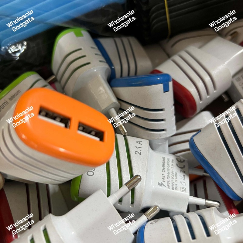 ক্যাচা বডি Dual Port Mobile Charger Adapter 2.1A 5V