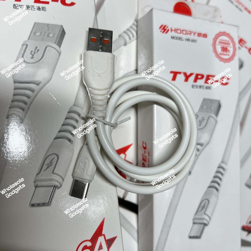 HOORY HR-X01 Type-C Fast Charging Cable (6A, 1M)