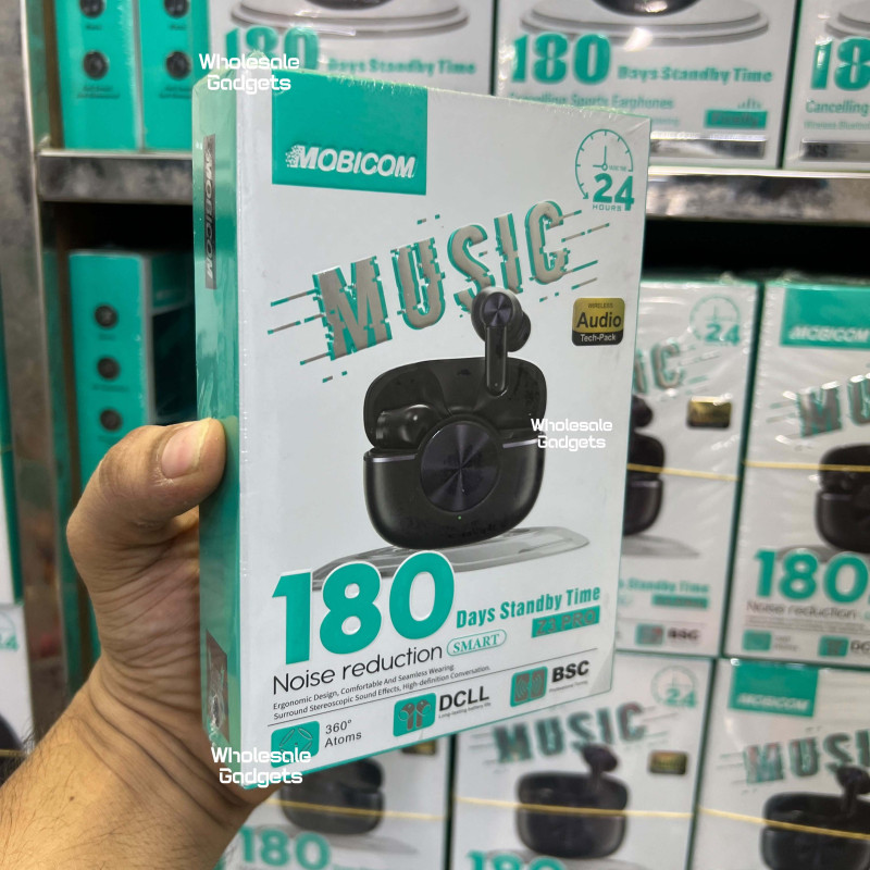 Mobicom Z3 Pro Noise Cancelling Wireless Earbuds with 24 Hours Music Time