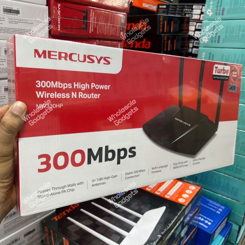 MERCUSYS MW330HP 300Mbps High Power Wireless N Router (3 Antenna)