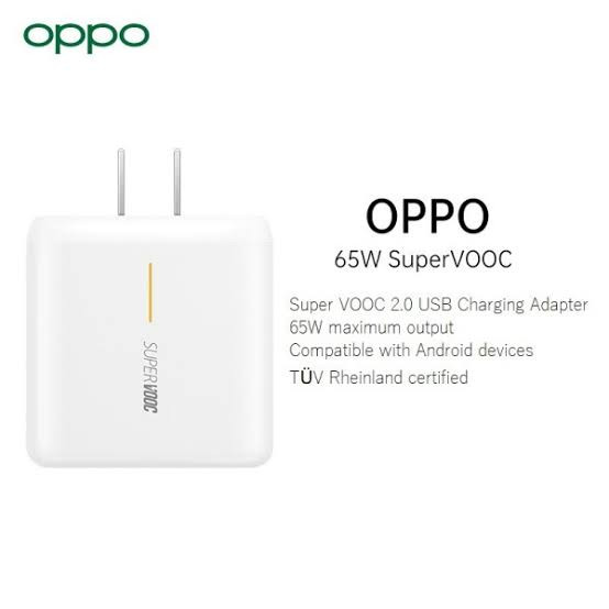 Oppo 65W SuperVOOC Power Adapter with Type C Cable