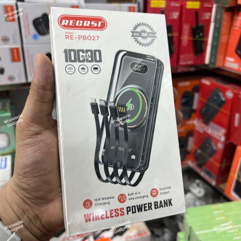 RECRSI RE-PB027  Wireless Power Bank