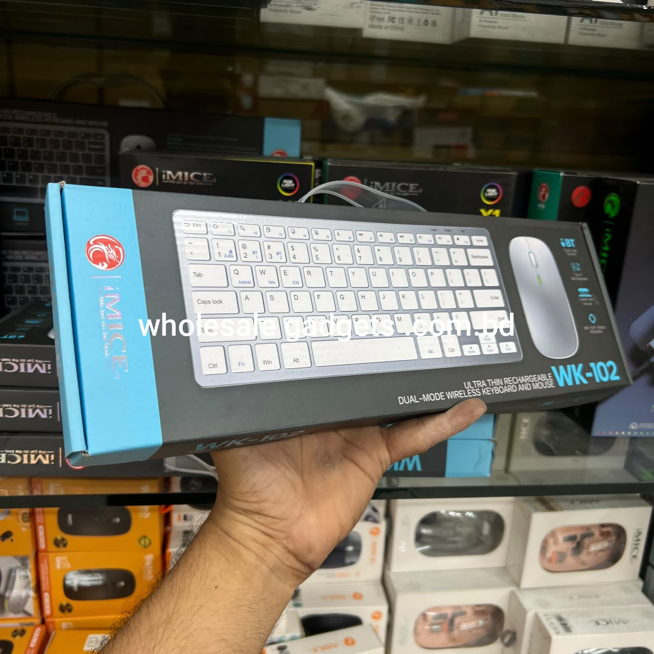 IMICE WK-102 Dual-Mode Wireless keyboard & mouse Combo
