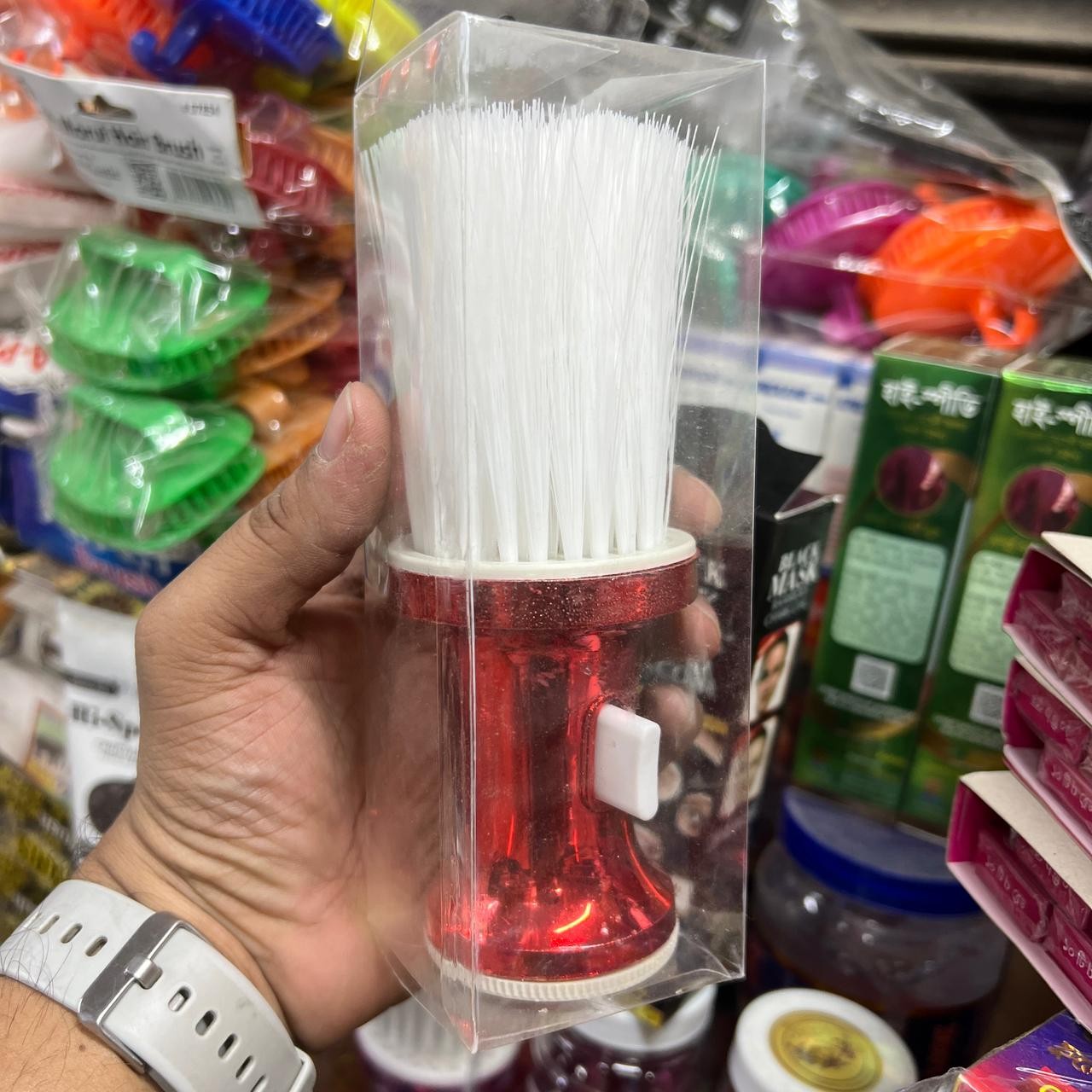 professional barber neck duster brush