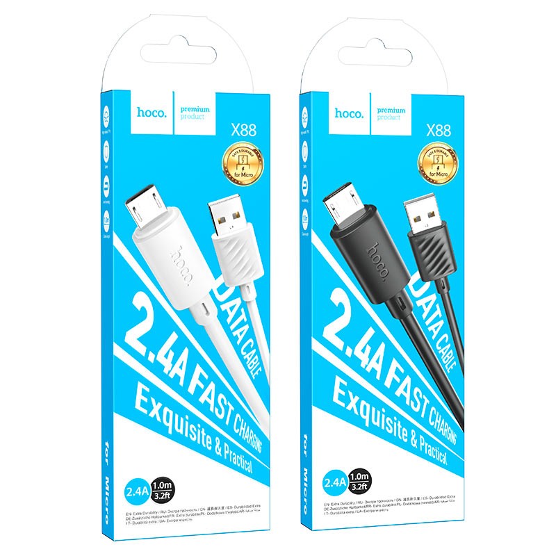 X88 Gratified charging data cable for Micro