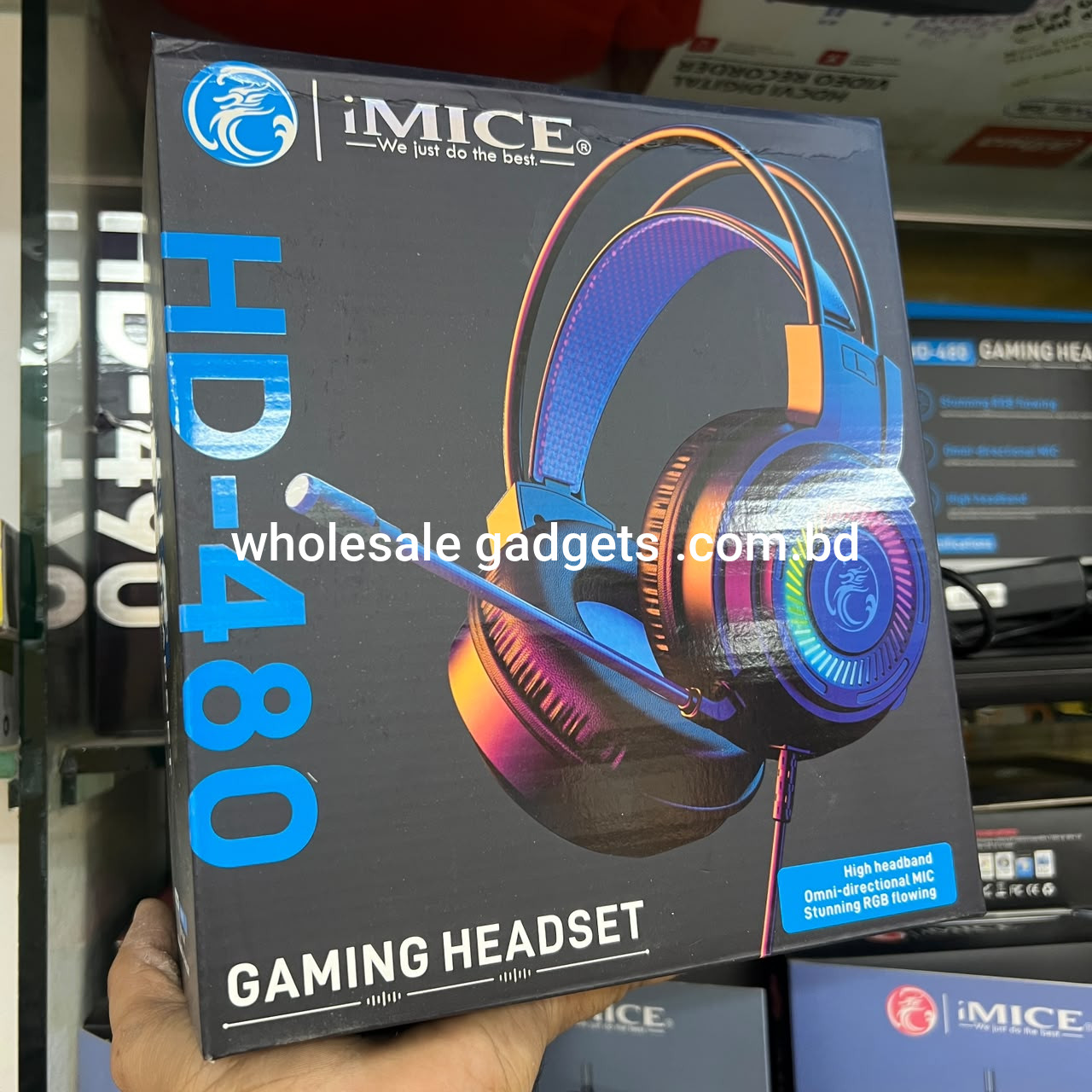 iMICE HD-480 RGB Gaming Headphone