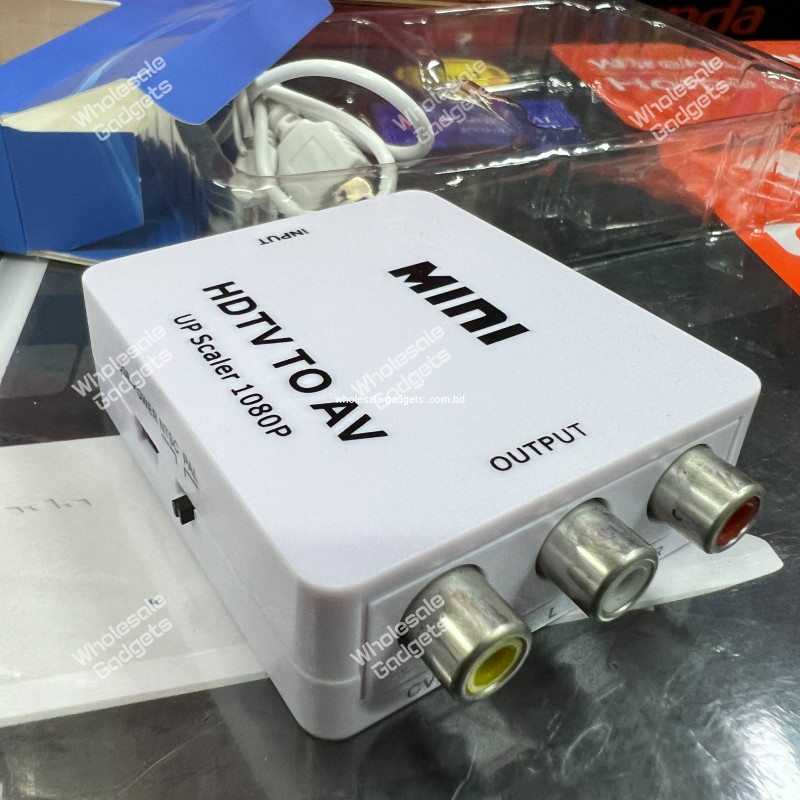 Mini HDTV to AV Up scaler 1080P HD Video Converter
