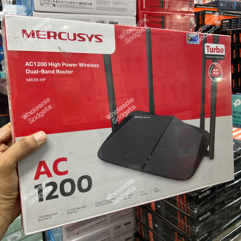 MERCUSYS MR39-HP AC1200 High Power Dual-Band Wireless Router