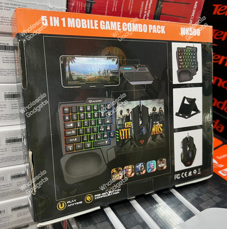5 in 1 Gaming Keyboard and Mouse Combo-MK500