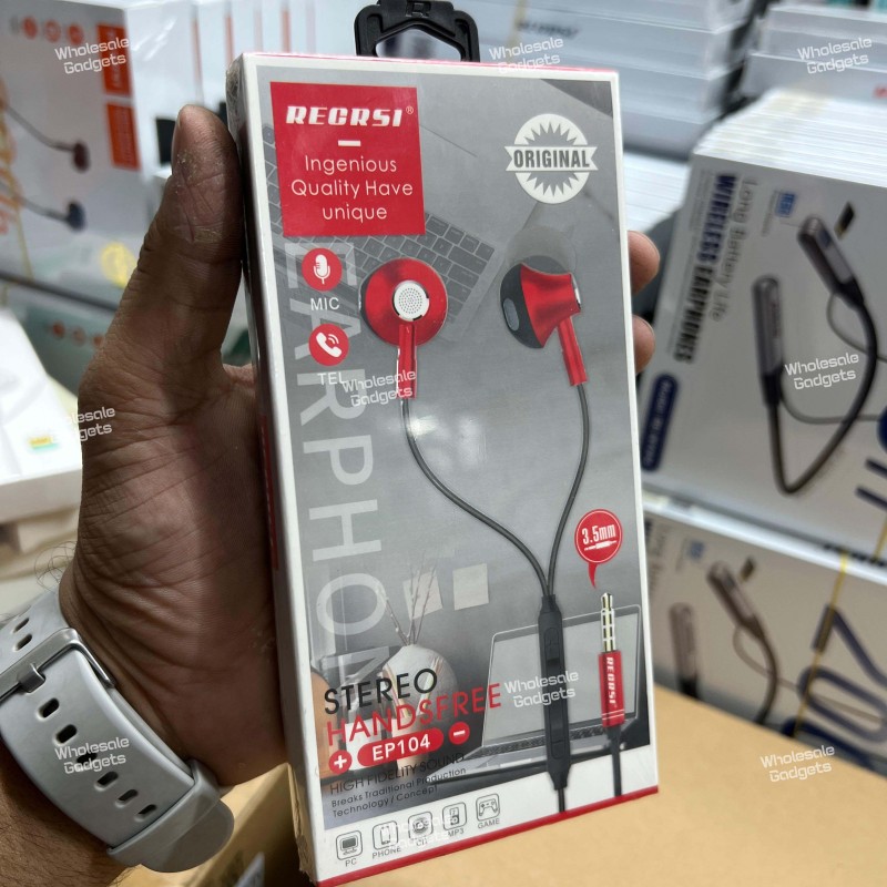 Recrsi EP104 wired earphones