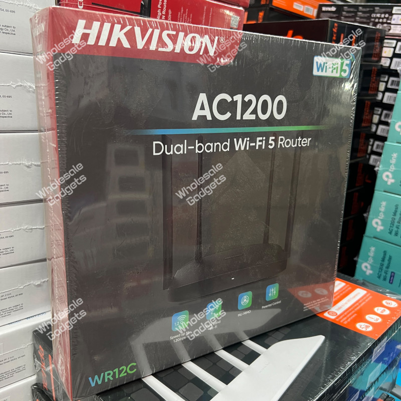Hikvision DS-3WR12C AC1200 Dual-Band Wireless Router