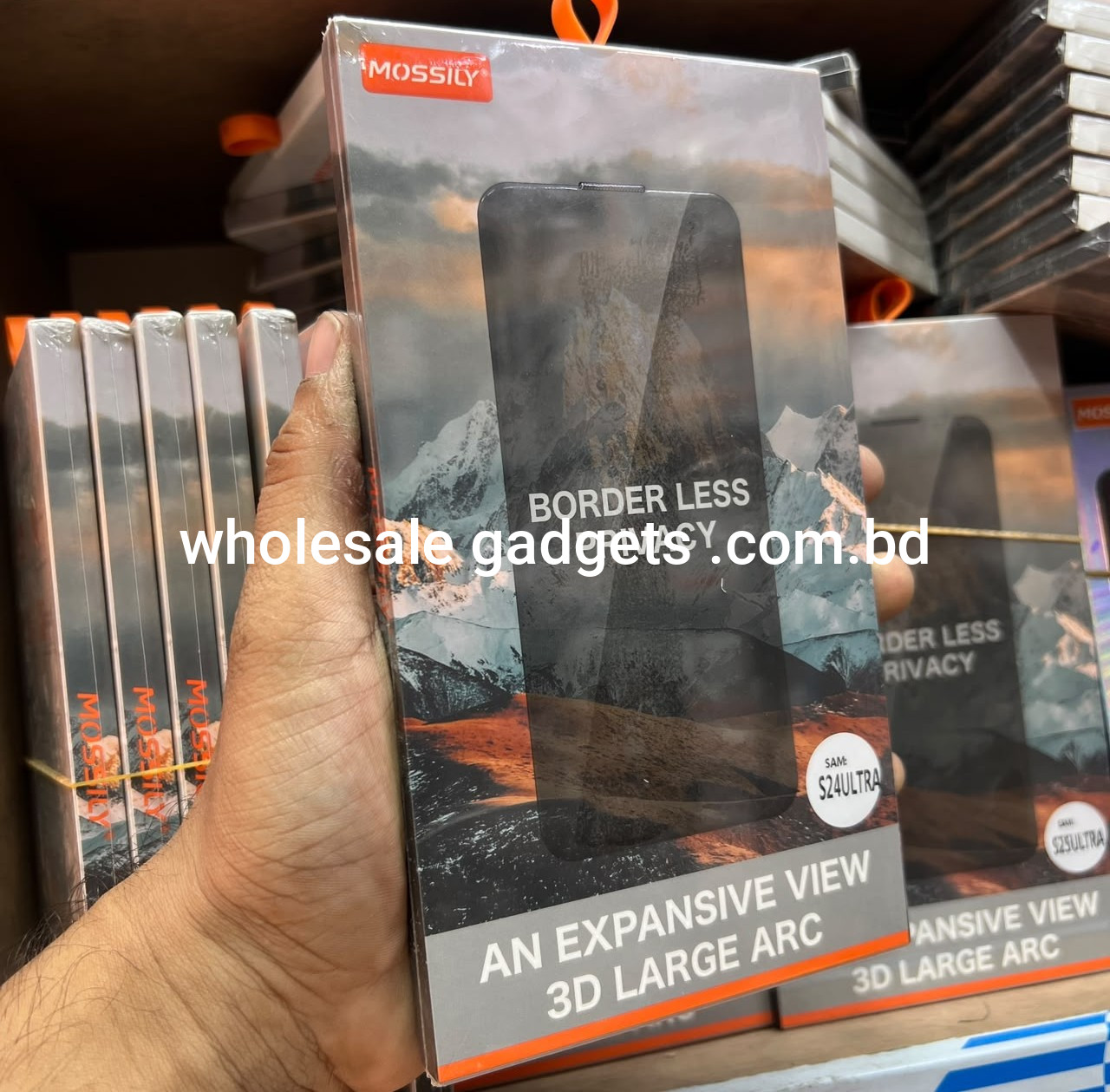 Mossily iPhone & Samsung Borderless Screen Protector Glass