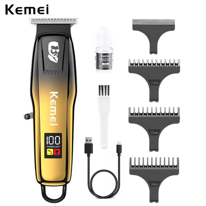 Kemei KM-J03 Cordless Hair Clipper And Trimmer
